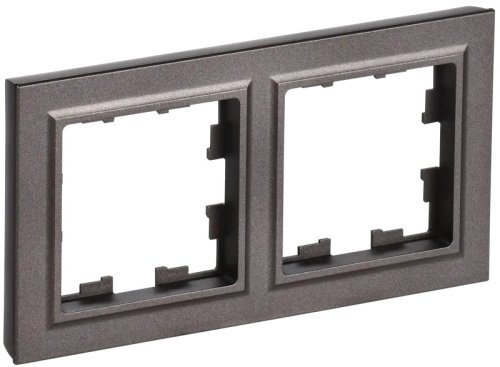 Рамка универсальная IEK Brite РУ-2-БрТБ 2-м. темная бронза фото Рамка универсальная IEK Brite РУ-2-БрТБ 2-м. темная бронза картинка